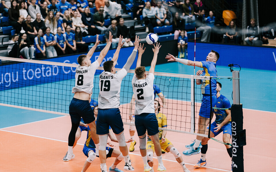 Võrkpalli kontrollmäng: Eesti - Ukraina