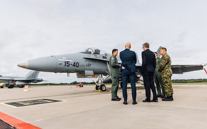 Formal ceremony welcoming the Spanish Air Force contingent to Ämari Air Base, Tuesday, September 8, 2026.