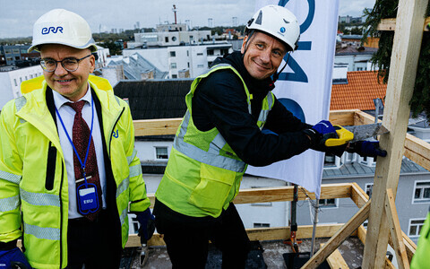 ERR TV House topping out ceremony, Thursday, September 10, 2026.