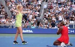 Katerina Siniakova ja Taylor Townsend.