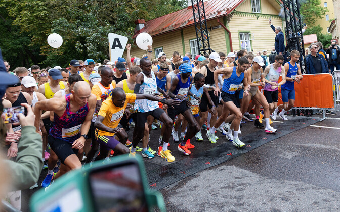 Tallinna maratoni start