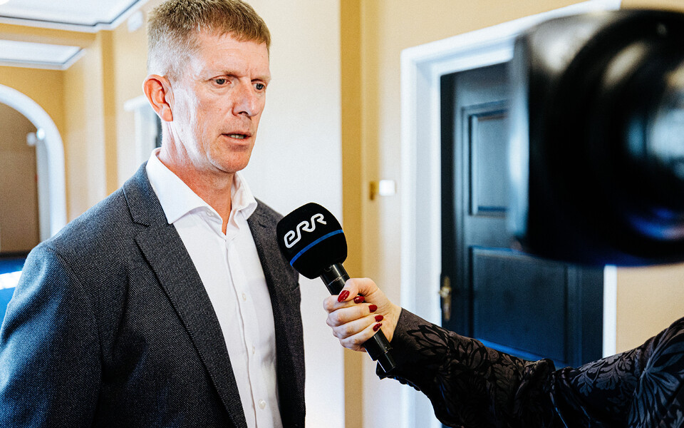 Martin Herem Eesti 200 fraktsiooniga kohtumas.