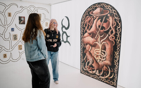 Ukrainian artist Denys Kulikov's exhibition 