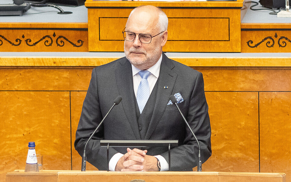 Alar Karis riigikogus.