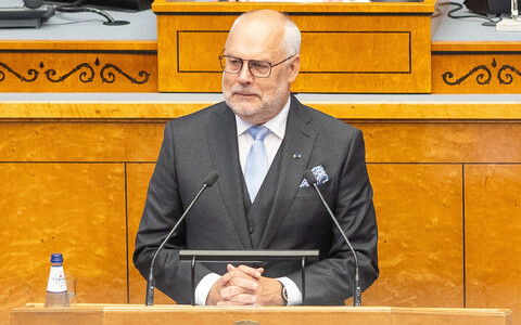 Alar Karis riigikogus.