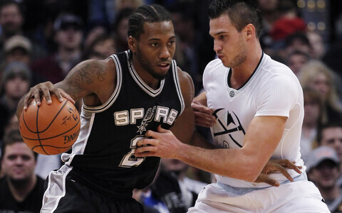 Kawhi Leonard ja Danilo Gallinari 2015. aastal