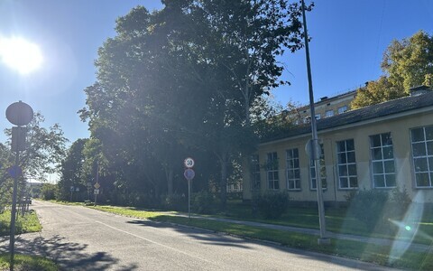 Endla tänav in Kohtla-Järve, scene of Sunday night's mass brawl, which ended in a fatality and multiple injuries.