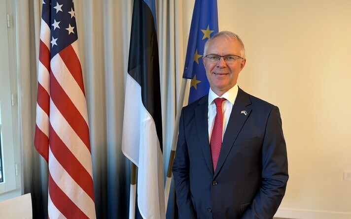 Estonia’s ambassador to the United States, Hannes Hanso.