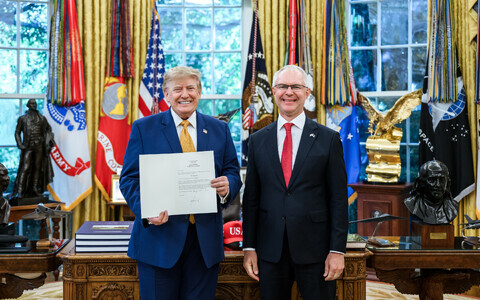 Donald Trump ja Hannes Hanso Valges majas