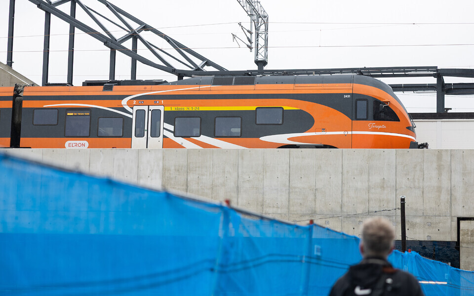 Estonia's Rail Baltica terminal in Tallinn under construction at &Uuml;lemiste.