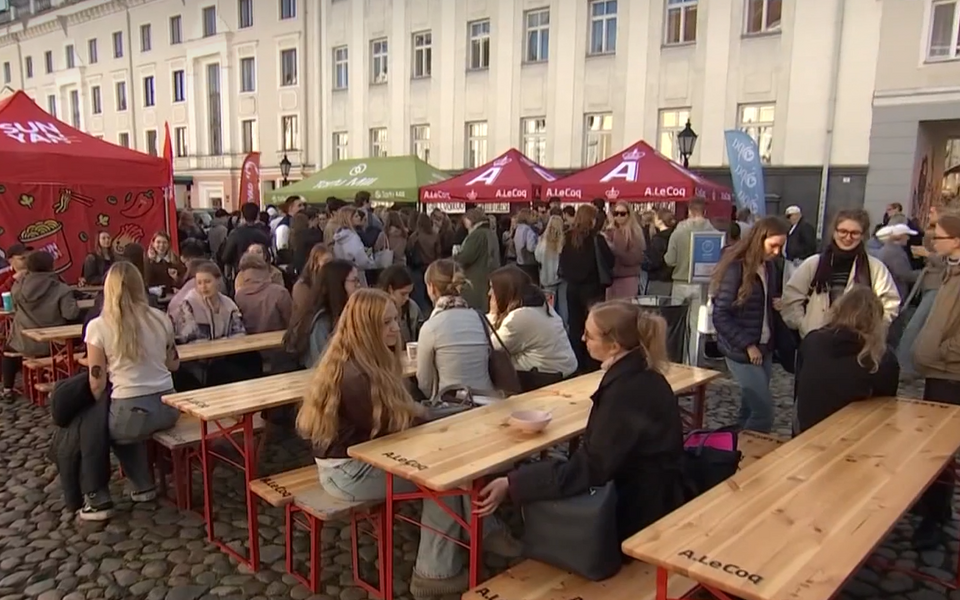 Tudengip&auml;evade pannkoogihommik.