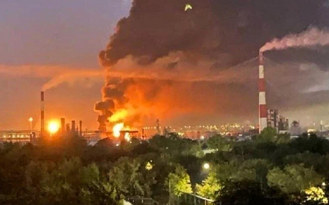 Пожары на Куйбышевском нефтеперерабатывающем заводе.