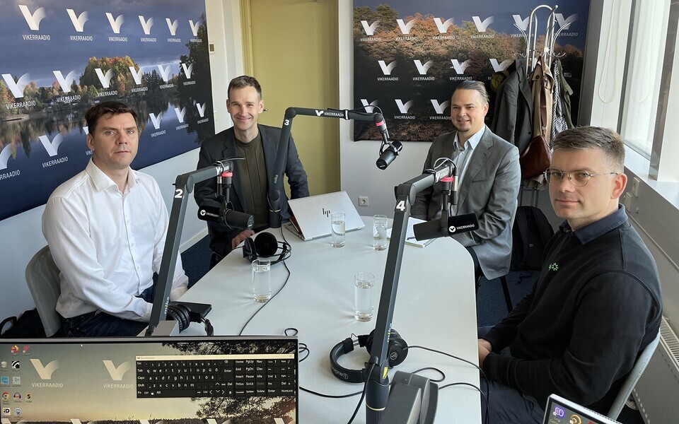 Raivo Melsas, Rein Vaks, Siim Umbleja ja Sander Ots Vikerraadio "Reporteritunnis"
