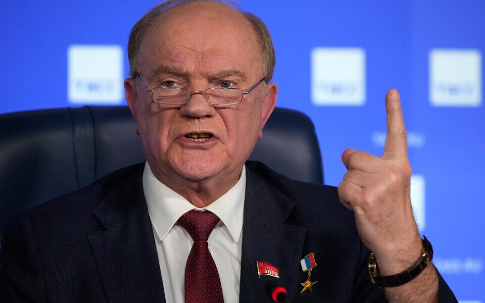 Venemaa kompartei juht Gennadi Zjuganov.