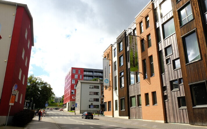 New builds in Central Tartu.