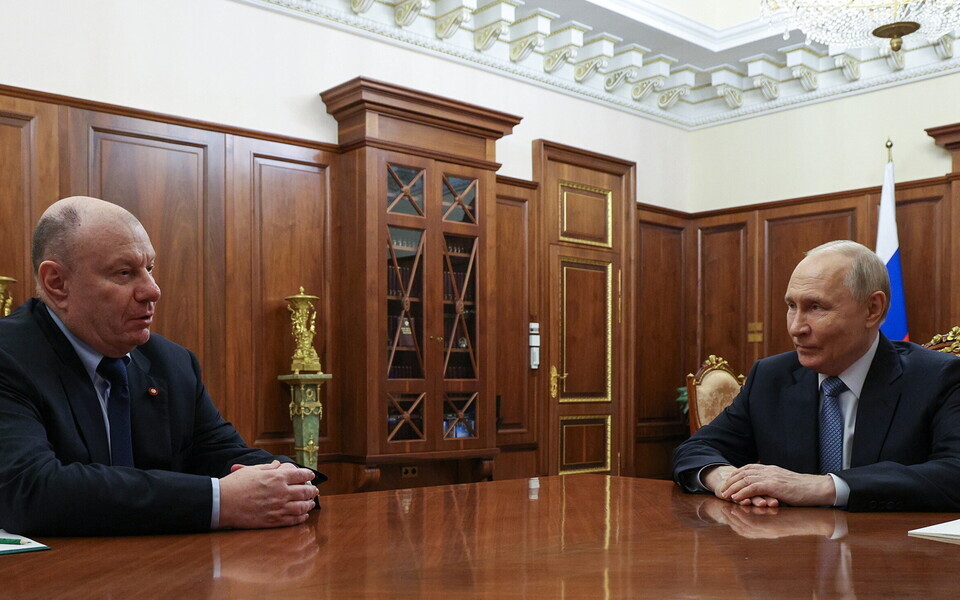 Vene oligarh Vladimir Potanin kohtumas Venemaa režiimi juhi Vladimir Putiniga,