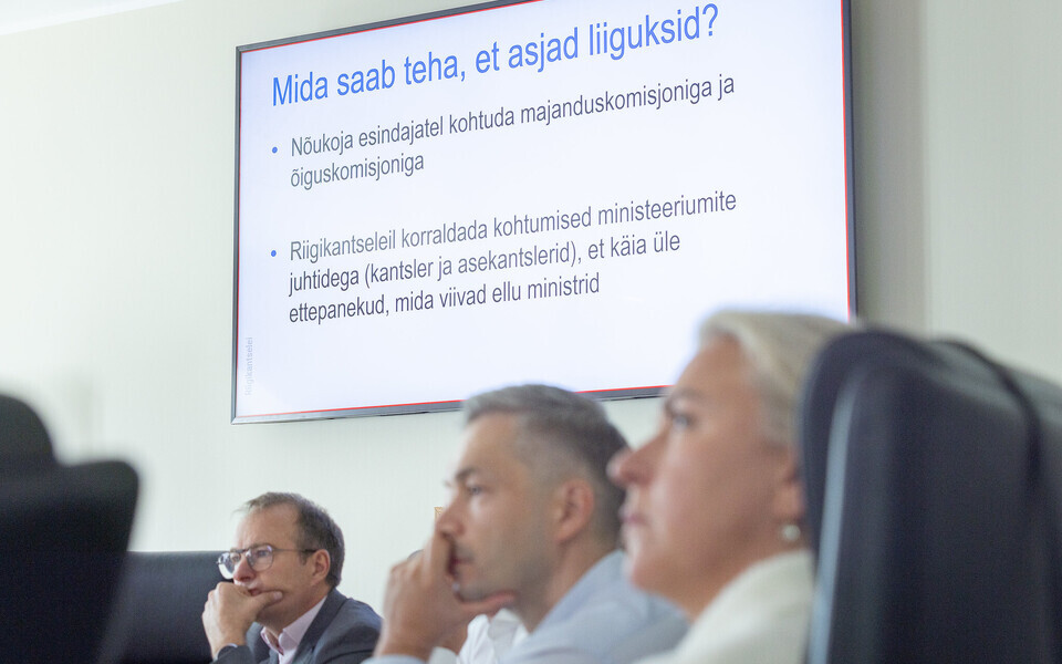 Majanduskasvu n&otilde;ukoja kohtumine 15. septembril