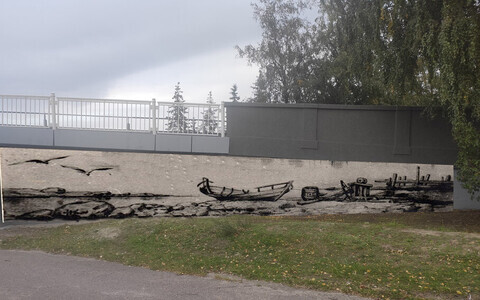 Plans for new street art on Pärnu's Kesklinna Bridge.