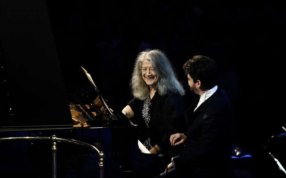 Martha Argerich ja Lahav Shani