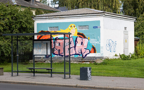 Graffiti in Tallinn.