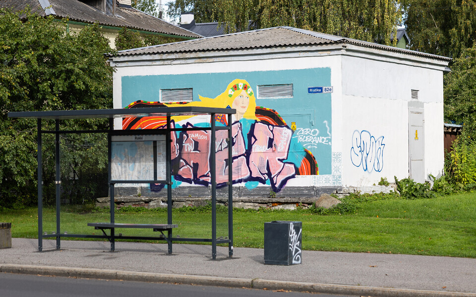 Graffiti in Tallinn.