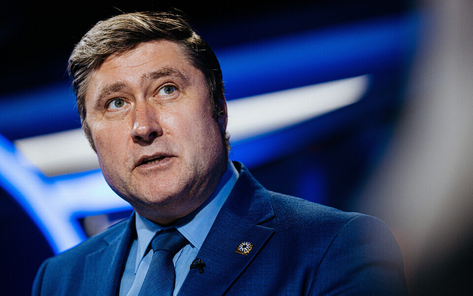 Олег Чубаров в веб-передаче Rus.ERR "Прямой эфир из Дома новостей".