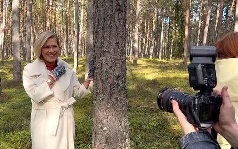 Ülle Madise fotosessioonil