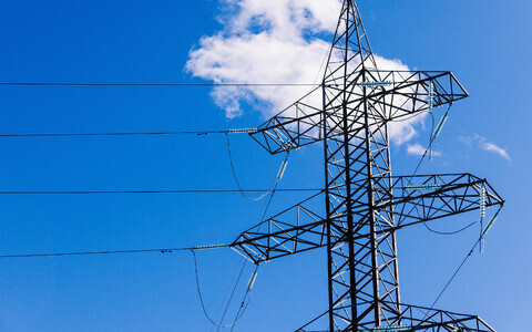 Power lines.