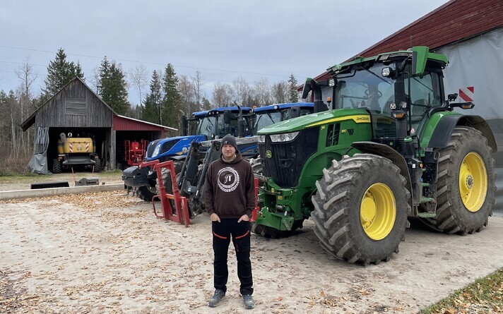 Jõgeva County grain farmer Tõnis Soopalu.