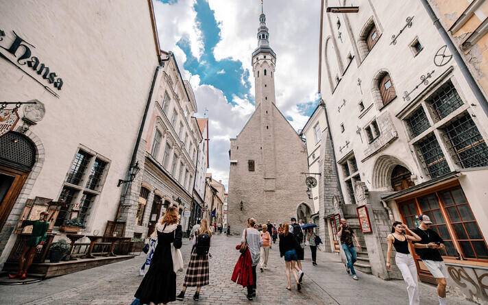 Tallinn's medieval Old Town is a perennial tourist magnet.