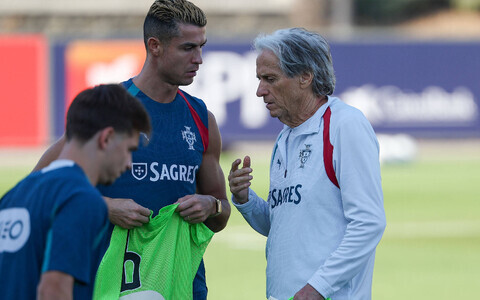 Cristiano Ronaldo ja Jorge Jesus.