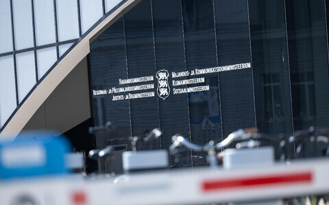 The 'superministry' building in Tallinn is home to the Ministry of Economic Affairs and Communications, responsible for the TTJA.