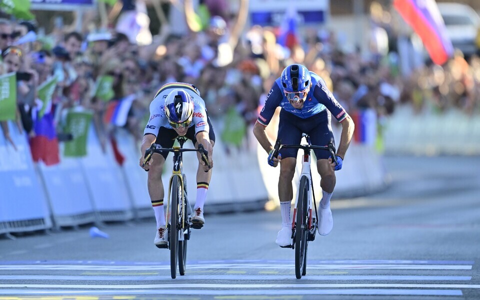 Remco Evenepoel ja Giulio Ciccone