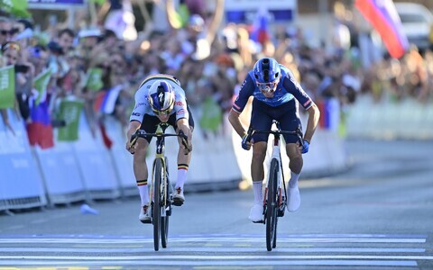 Remco Evenepoel ja Giulio Ciccone