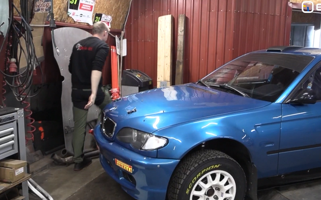 Ettevalmistused Saaremaa ralliks.