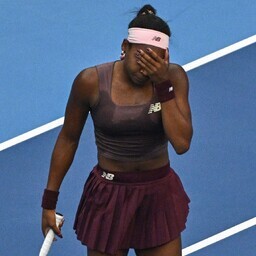Gauff langes Pekingis ootamatult välja