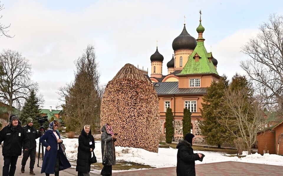 The P&uuml;htitsa Convent in Kurem&auml;e, Ida-Viru County.