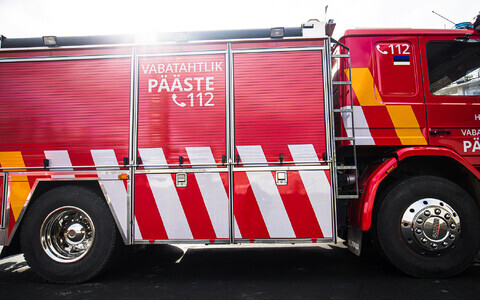 Rescue Board (Päästeamet) fire trucks in their new livery.