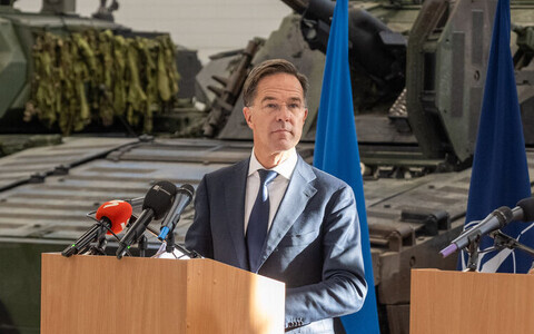 NATO Secretary General Mark Rutte during his previous visit to Estonia two years ago.