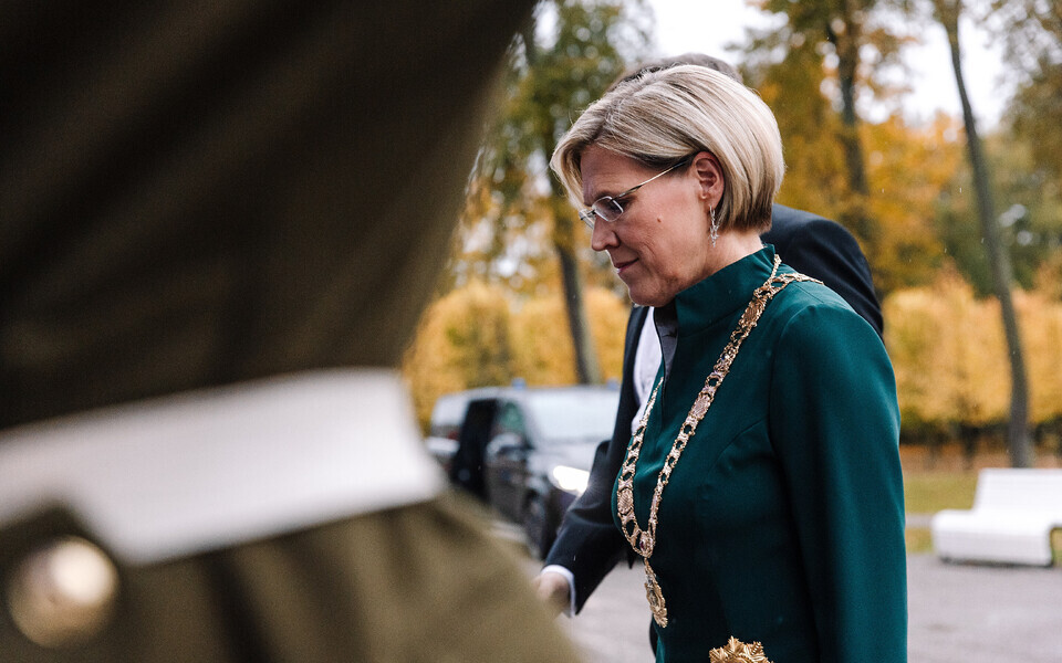President &Uuml;lle Madise ametisse nimetamise puhul toimus Kadriorus vastuv&otilde;tt.