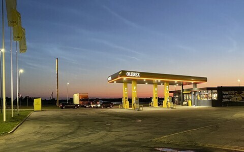 An Olerex filling station (illustrative).