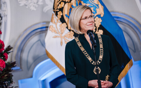 President &Uuml;lle Madise at her inauguration day reception at Kadriorg Art Museum. October 12, 2026.