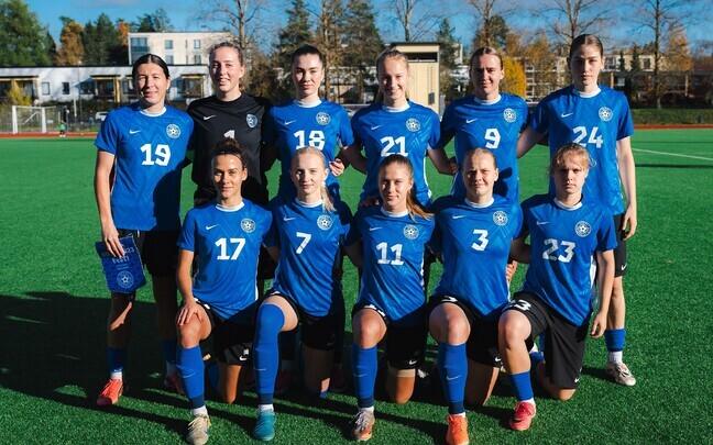 Eesti naiste jalgpallikoondise algkoosseis kohtumises Soome U23-ga