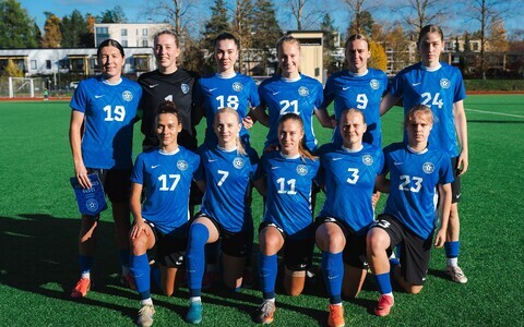 Eesti naiste jalgpallikoondise algkoosseis kohtumises Soome U23-ga