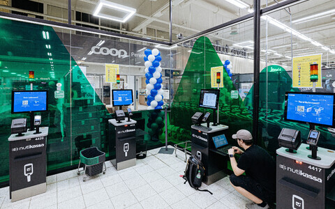 Sikupilli Prisma  уже превратилась в Coop, в Нарве еще придется подождать.