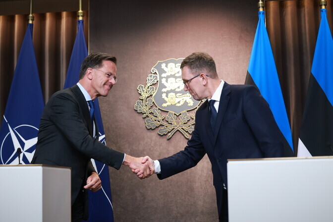 Watch again: NATO chief Mark Rutte holds press conference in Estonia