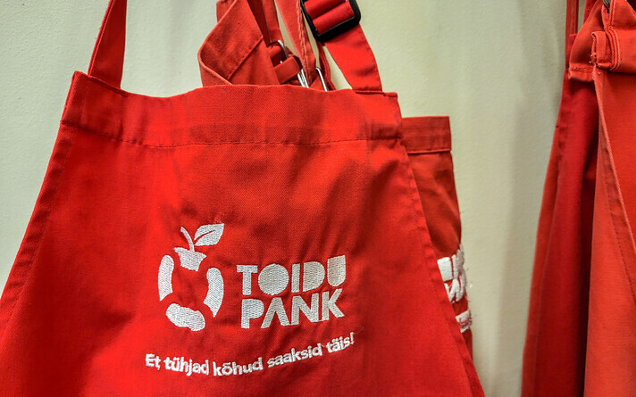 Toidupank (Food Bank) bag.