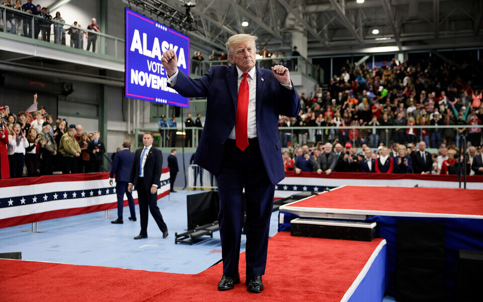 USA president Donald Trump Alaskal toimunud kampaania&uuml;ritusel