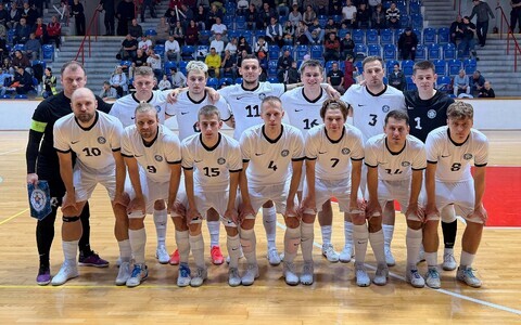 Eesti saalijalgpallikoondise koosseis kohtumises Slovakkiaga