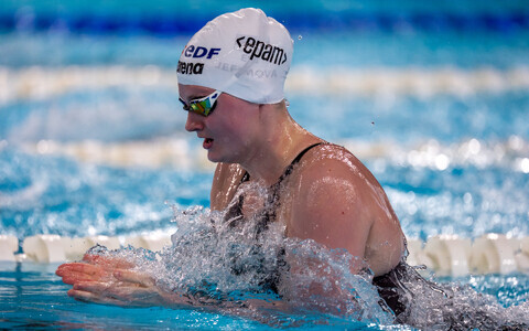 Estonian swimmer Eneli Jefimova.